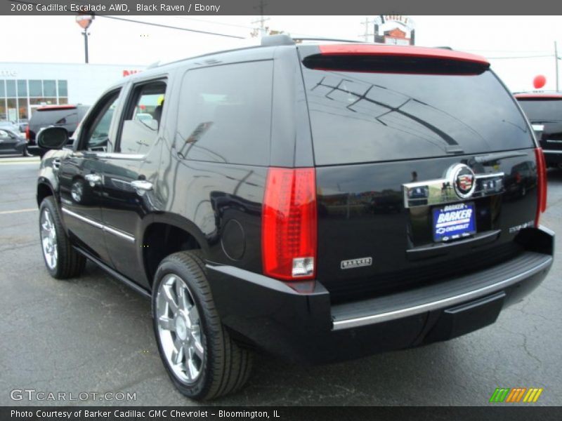 Black Raven / Ebony 2008 Cadillac Escalade AWD