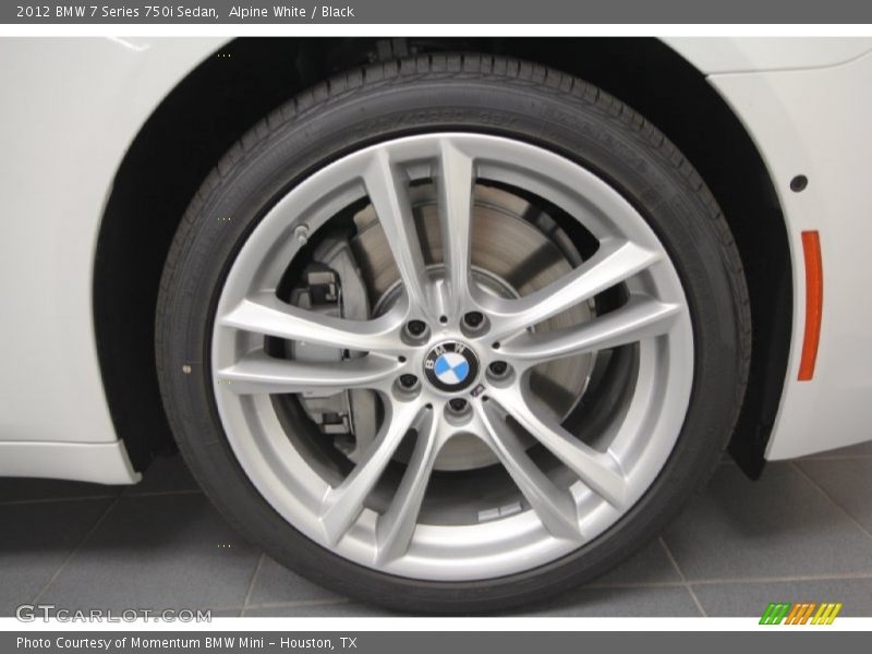 Alpine White / Black 2012 BMW 7 Series 750i Sedan