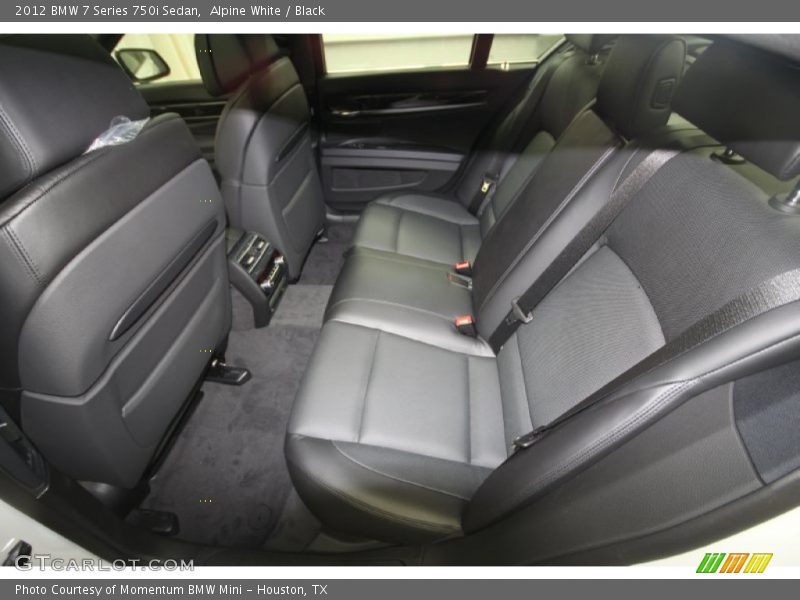 Alpine White / Black 2012 BMW 7 Series 750i Sedan