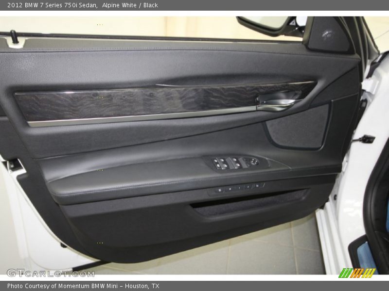 Alpine White / Black 2012 BMW 7 Series 750i Sedan