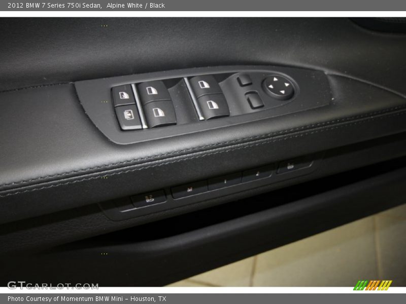 Alpine White / Black 2012 BMW 7 Series 750i Sedan