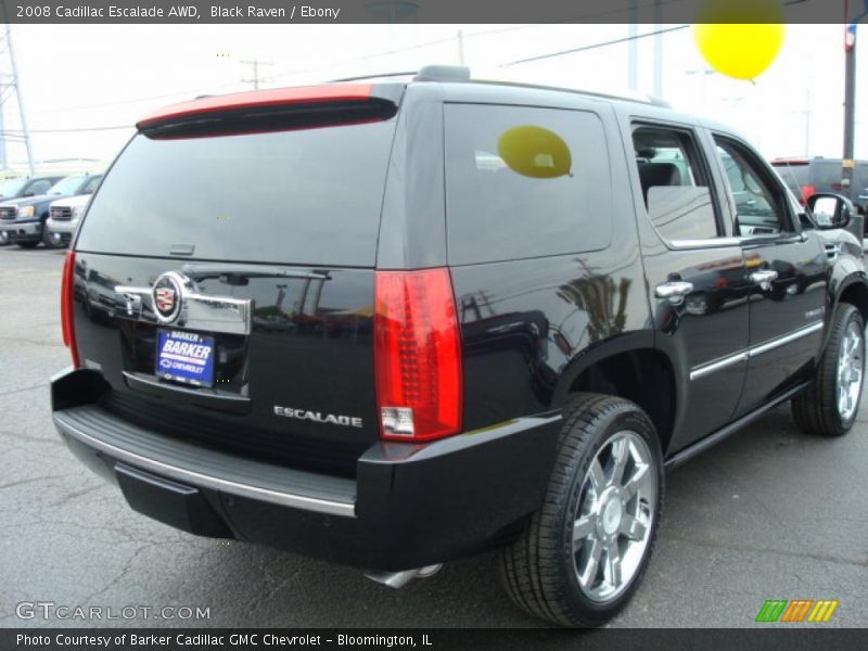 Black Raven / Ebony 2008 Cadillac Escalade AWD