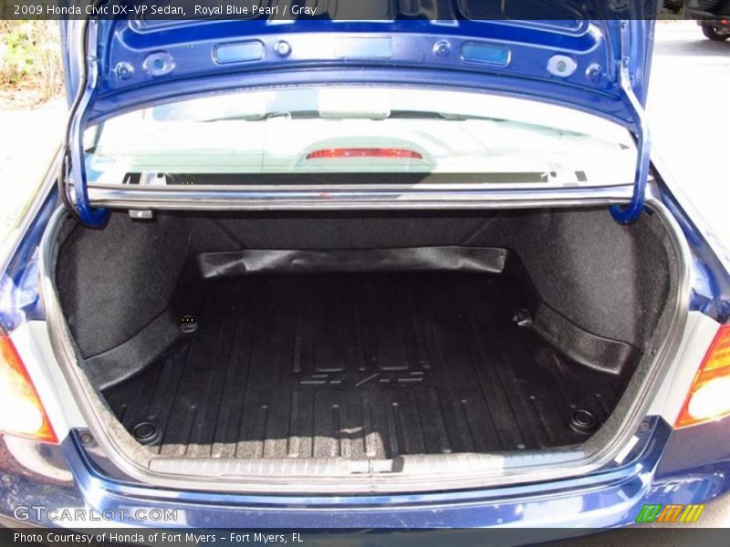 Royal Blue Pearl / Gray 2009 Honda Civic DX-VP Sedan