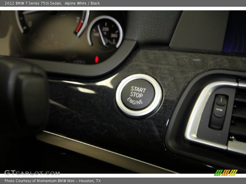 Alpine White / Black 2012 BMW 7 Series 750i Sedan