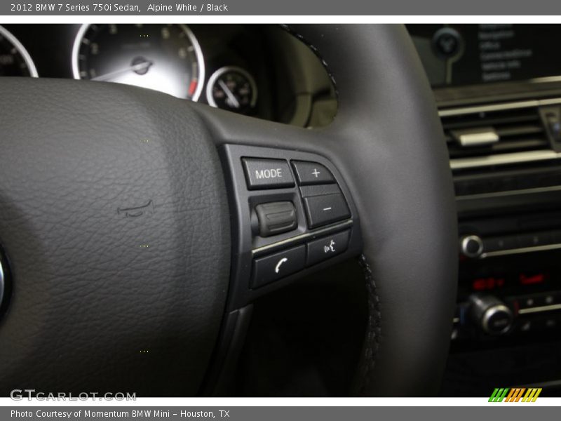 Alpine White / Black 2012 BMW 7 Series 750i Sedan