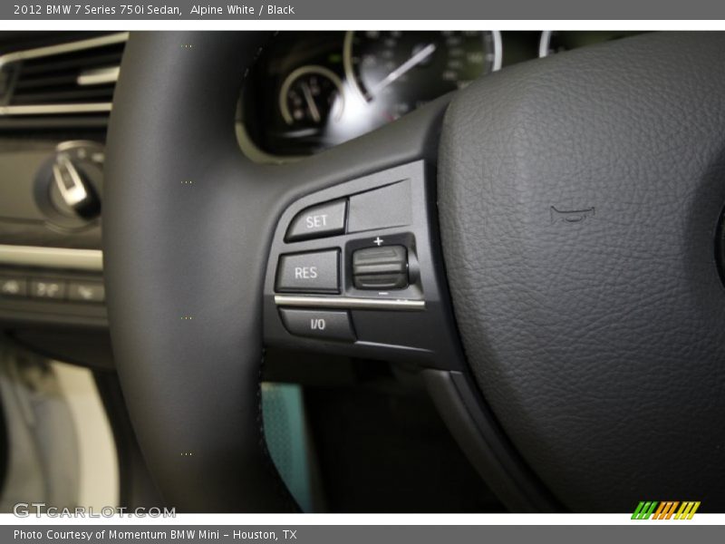 Alpine White / Black 2012 BMW 7 Series 750i Sedan