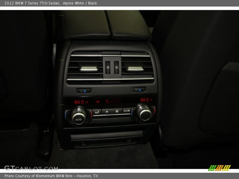 Alpine White / Black 2012 BMW 7 Series 750i Sedan