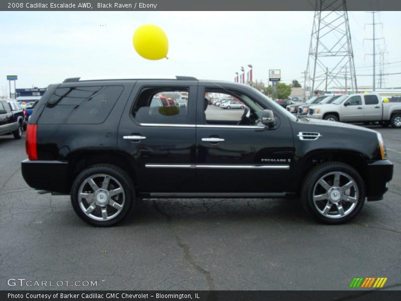 Black Raven / Ebony 2008 Cadillac Escalade AWD