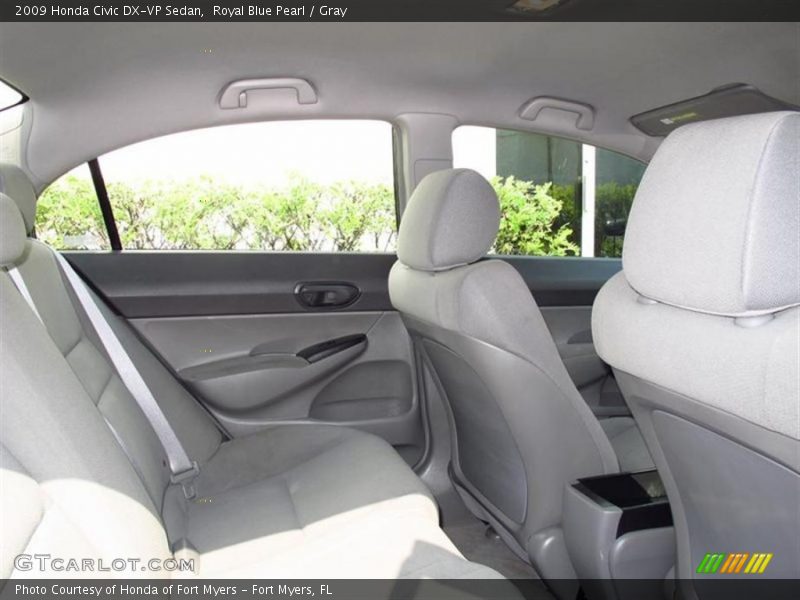 Royal Blue Pearl / Gray 2009 Honda Civic DX-VP Sedan