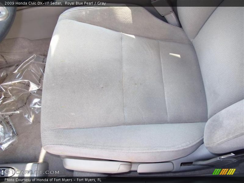 Royal Blue Pearl / Gray 2009 Honda Civic DX-VP Sedan