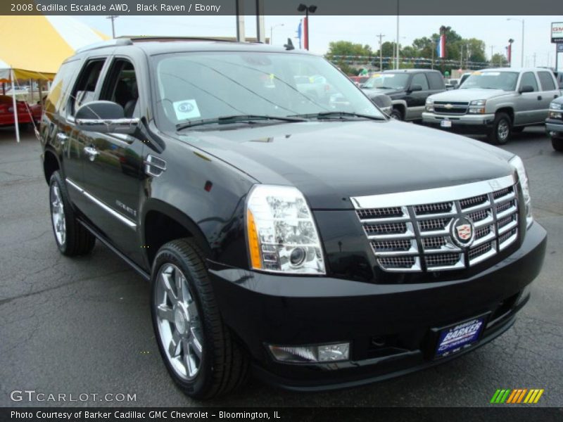 Black Raven / Ebony 2008 Cadillac Escalade AWD