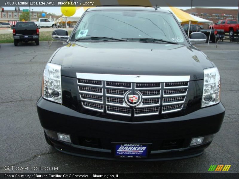 Black Raven / Ebony 2008 Cadillac Escalade AWD