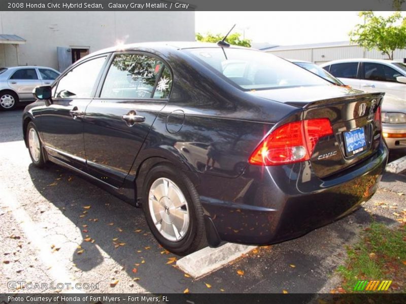 Galaxy Gray Metallic / Gray 2008 Honda Civic Hybrid Sedan