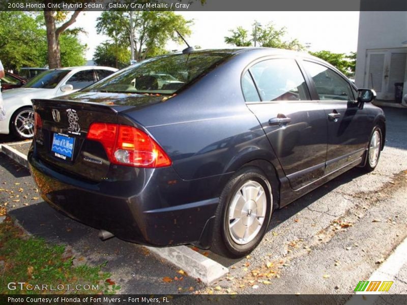 Galaxy Gray Metallic / Gray 2008 Honda Civic Hybrid Sedan