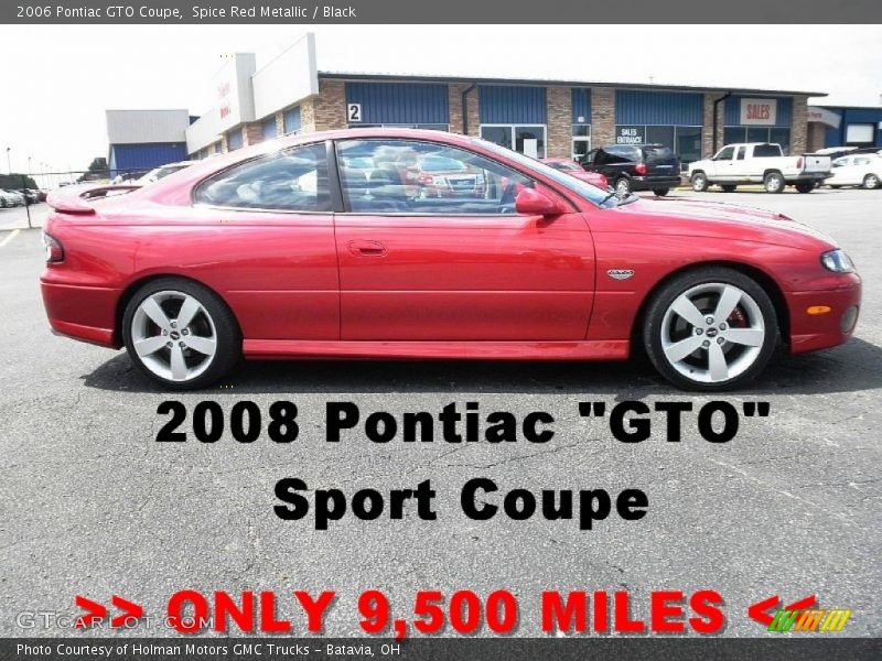 Spice Red Metallic / Black 2006 Pontiac GTO Coupe