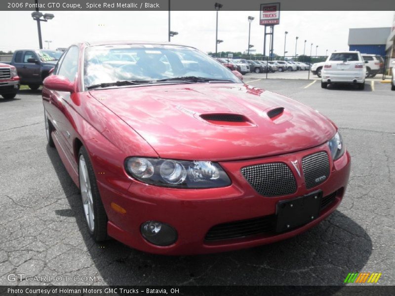 Spice Red Metallic / Black 2006 Pontiac GTO Coupe