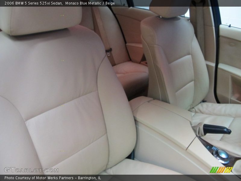 Monaco Blue Metallic / Beige 2006 BMW 5 Series 525xi Sedan