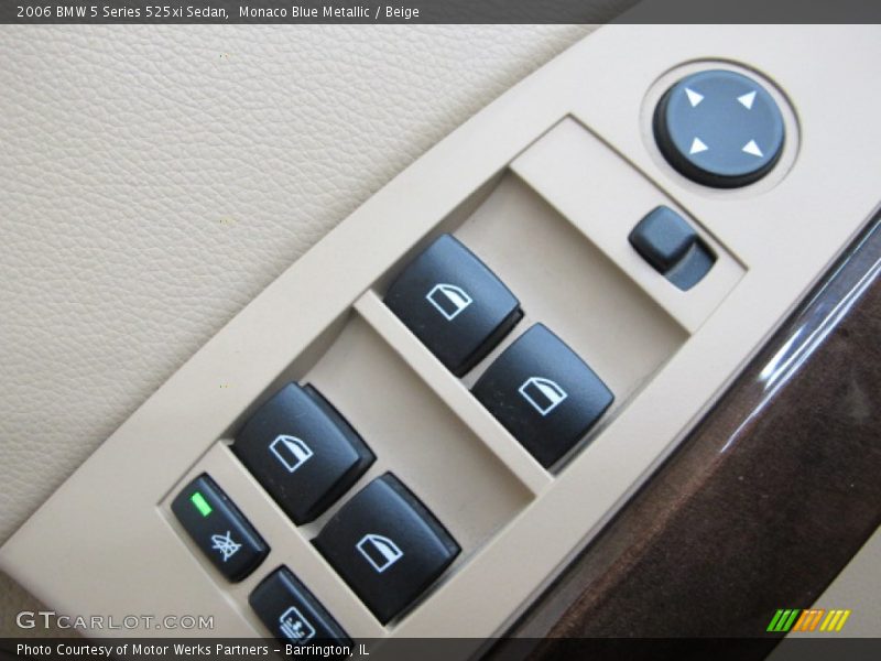 Monaco Blue Metallic / Beige 2006 BMW 5 Series 525xi Sedan