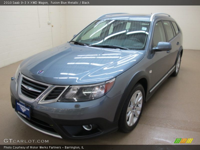 Fusion Blue Metallic / Black 2010 Saab 9-3 X XWD Wagon