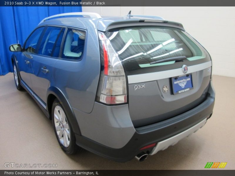 Fusion Blue Metallic / Black 2010 Saab 9-3 X XWD Wagon