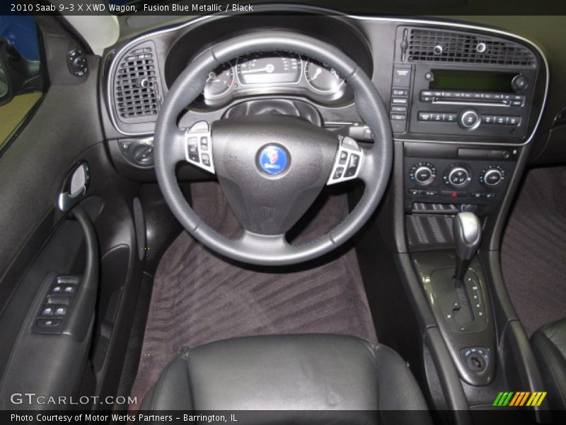 Fusion Blue Metallic / Black 2010 Saab 9-3 X XWD Wagon