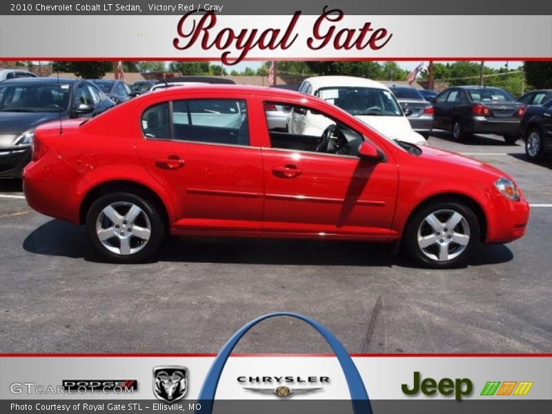 Victory Red / Gray 2010 Chevrolet Cobalt LT Sedan