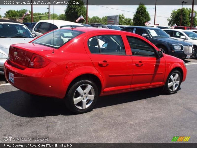 Victory Red / Gray 2010 Chevrolet Cobalt LT Sedan