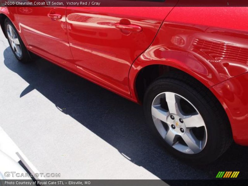 Victory Red / Gray 2010 Chevrolet Cobalt LT Sedan