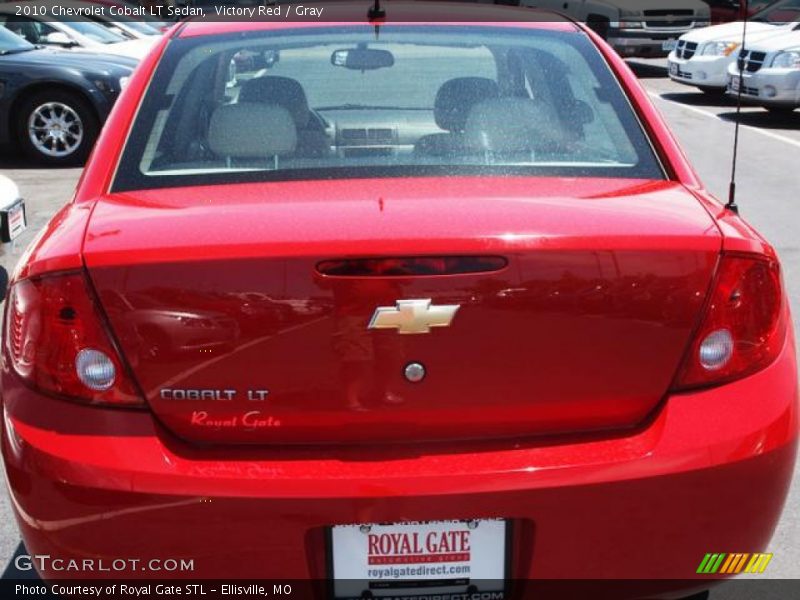 Victory Red / Gray 2010 Chevrolet Cobalt LT Sedan