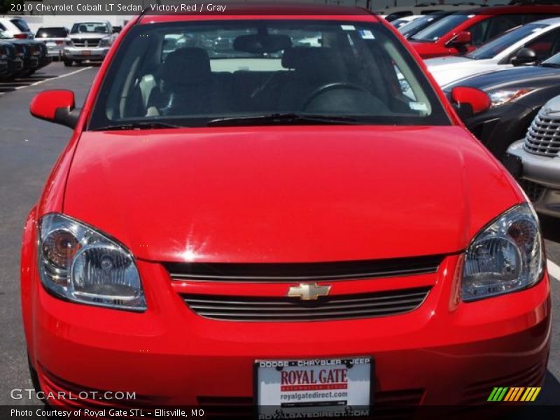 Victory Red / Gray 2010 Chevrolet Cobalt LT Sedan