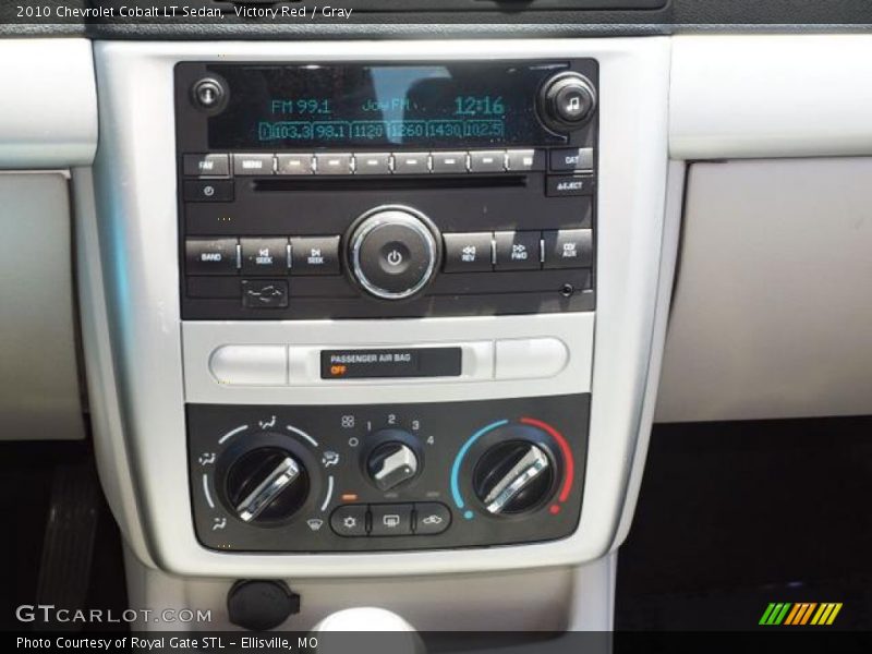 Victory Red / Gray 2010 Chevrolet Cobalt LT Sedan