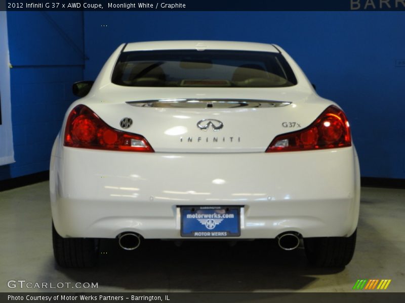 Moonlight White / Graphite 2012 Infiniti G 37 x AWD Coupe