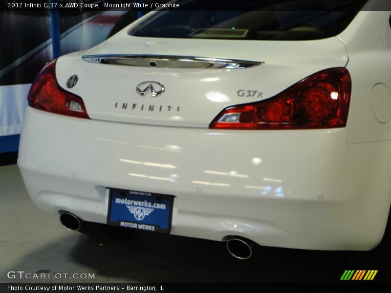 Moonlight White / Graphite 2012 Infiniti G 37 x AWD Coupe
