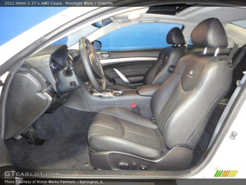  2012 G 37 x AWD Coupe Graphite Interior