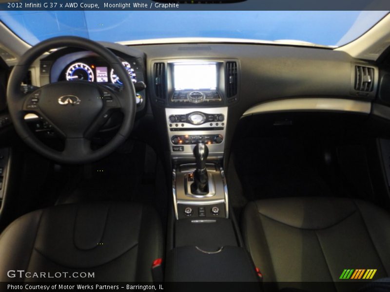Dashboard of 2012 G 37 x AWD Coupe