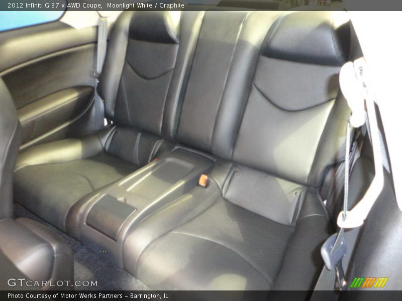 Rear Seat of 2012 G 37 x AWD Coupe