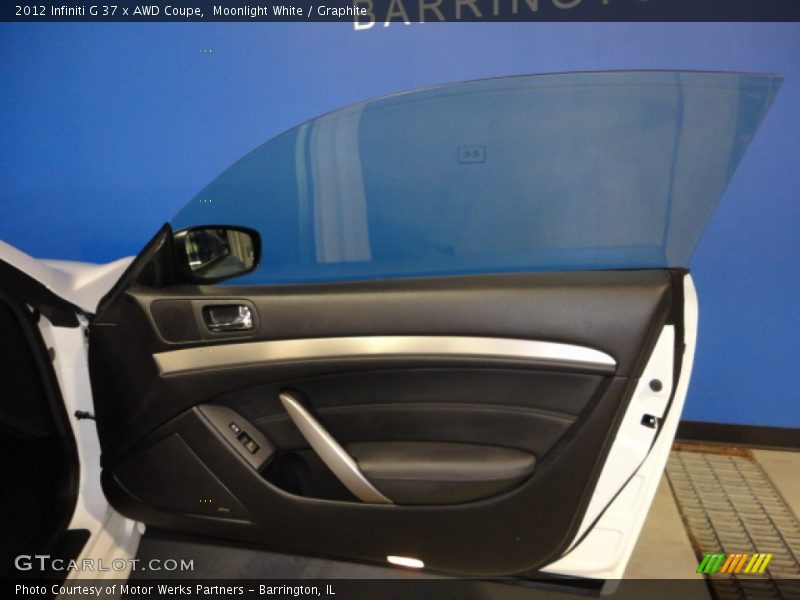 Moonlight White / Graphite 2012 Infiniti G 37 x AWD Coupe