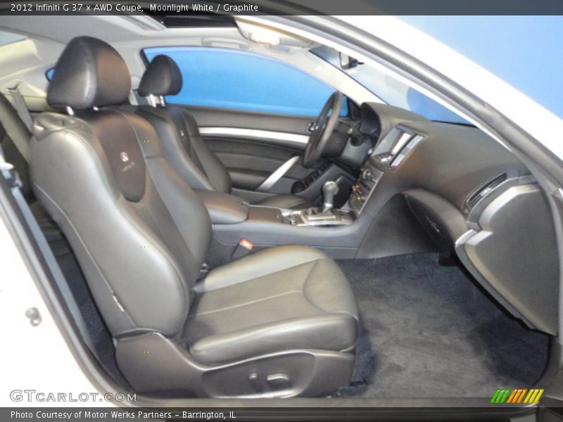  2012 G 37 x AWD Coupe Graphite Interior