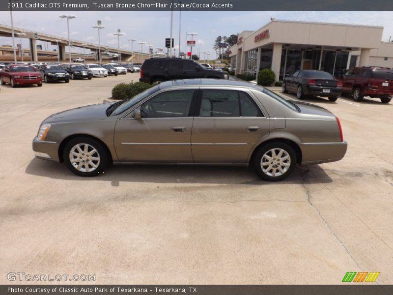 Tuscan Bronze ChromFlair / Shale/Cocoa Accents 2011 Cadillac DTS Premium