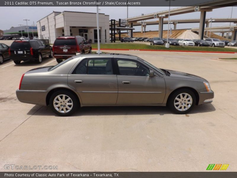 Tuscan Bronze ChromFlair / Shale/Cocoa Accents 2011 Cadillac DTS Premium