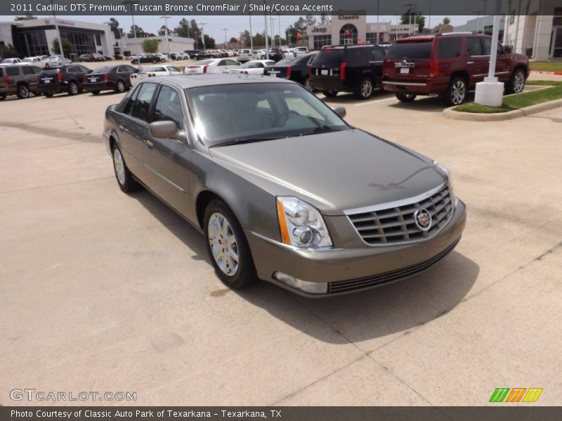 Tuscan Bronze ChromFlair / Shale/Cocoa Accents 2011 Cadillac DTS Premium
