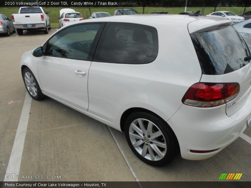 Candy White / Titan Black 2010 Volkswagen Golf 2 Door TDI