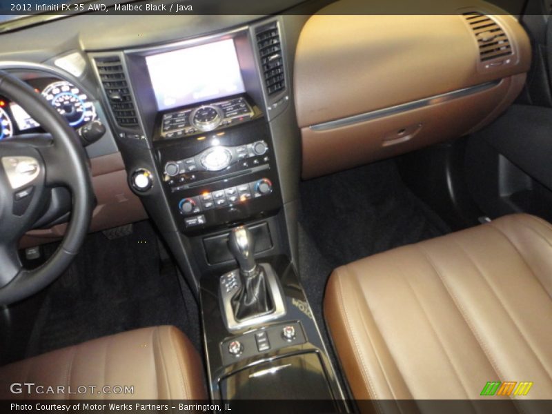 Malbec Black / Java 2012 Infiniti FX 35 AWD