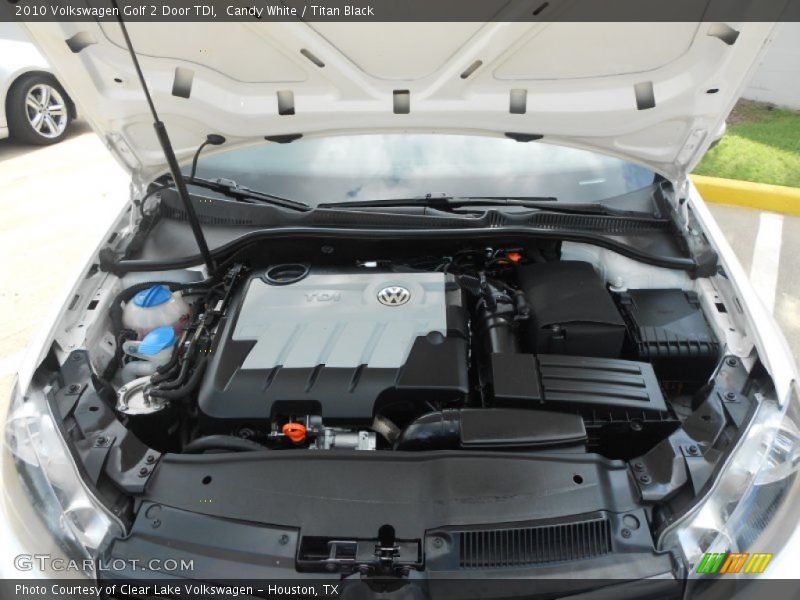 Candy White / Titan Black 2010 Volkswagen Golf 2 Door TDI