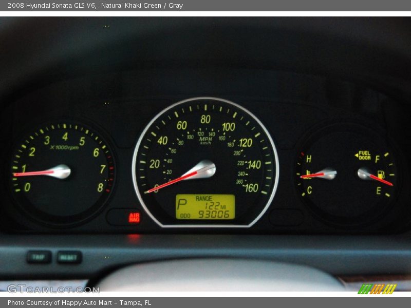 Natural Khaki Green / Gray 2008 Hyundai Sonata GLS V6