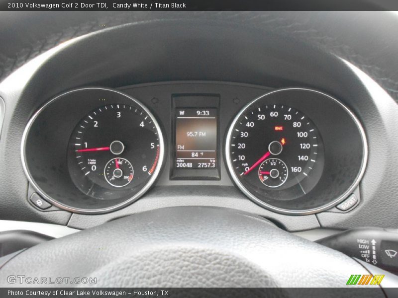 Candy White / Titan Black 2010 Volkswagen Golf 2 Door TDI