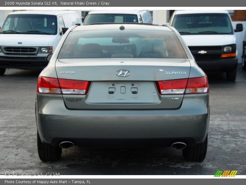 Natural Khaki Green / Gray 2008 Hyundai Sonata GLS V6