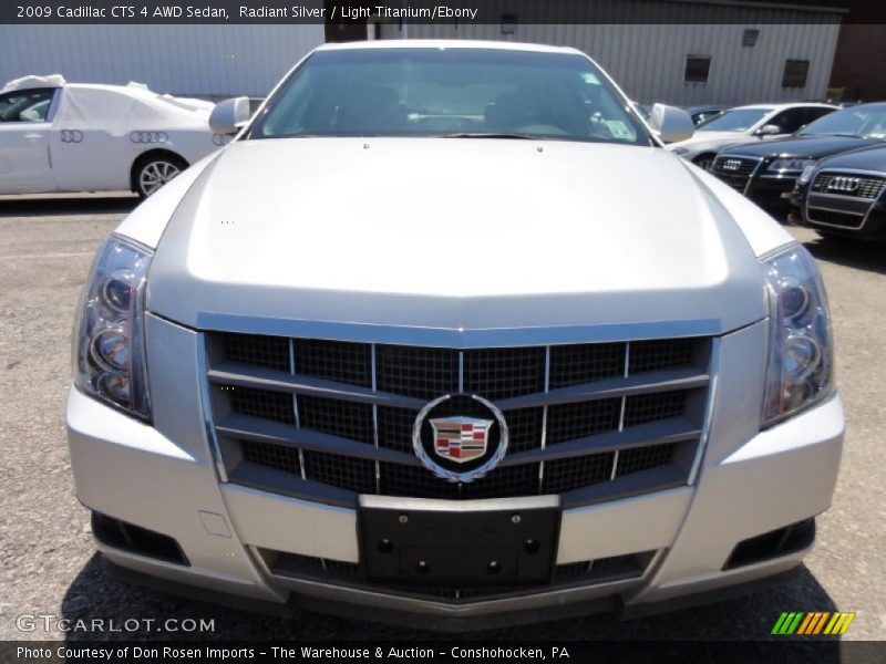 Radiant Silver / Light Titanium/Ebony 2009 Cadillac CTS 4 AWD Sedan