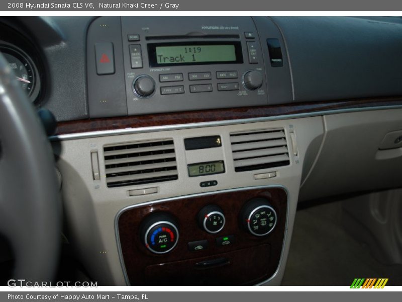 Natural Khaki Green / Gray 2008 Hyundai Sonata GLS V6