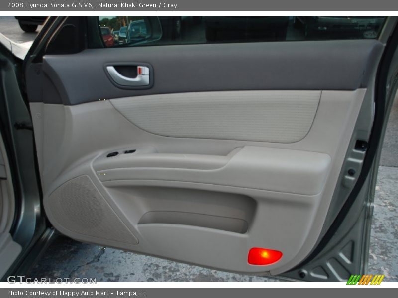 Natural Khaki Green / Gray 2008 Hyundai Sonata GLS V6